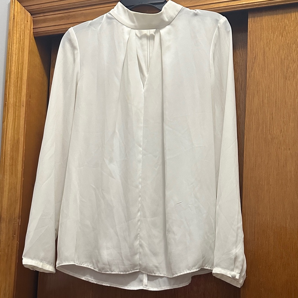 Elegant White Women's Blouse
